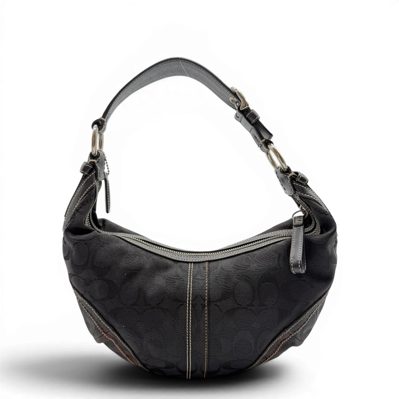 Coach Schultertasche Hobo Half Moon Signature