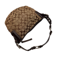 Coach Schultertasche Hobo Signature beige