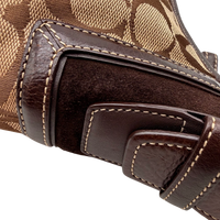 Coach Schultertasche Hobo Signature beige