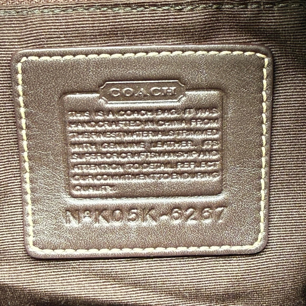 Coach Schultertasche Hobo Signature beige