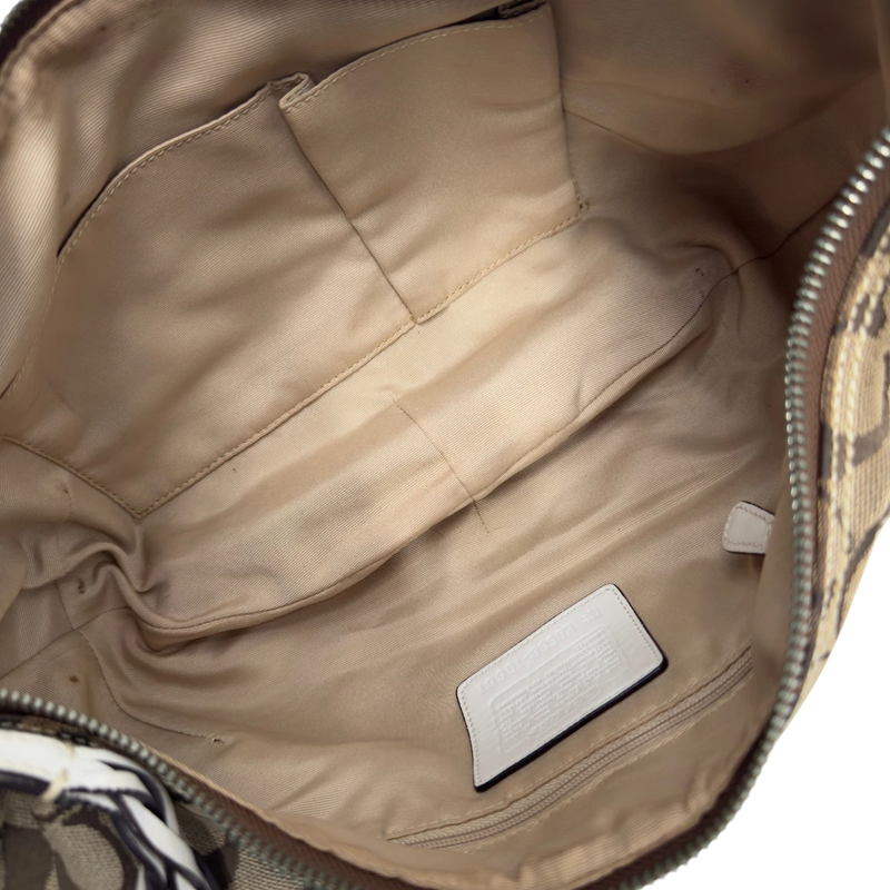 Coach Schultertasche Hobo Signature