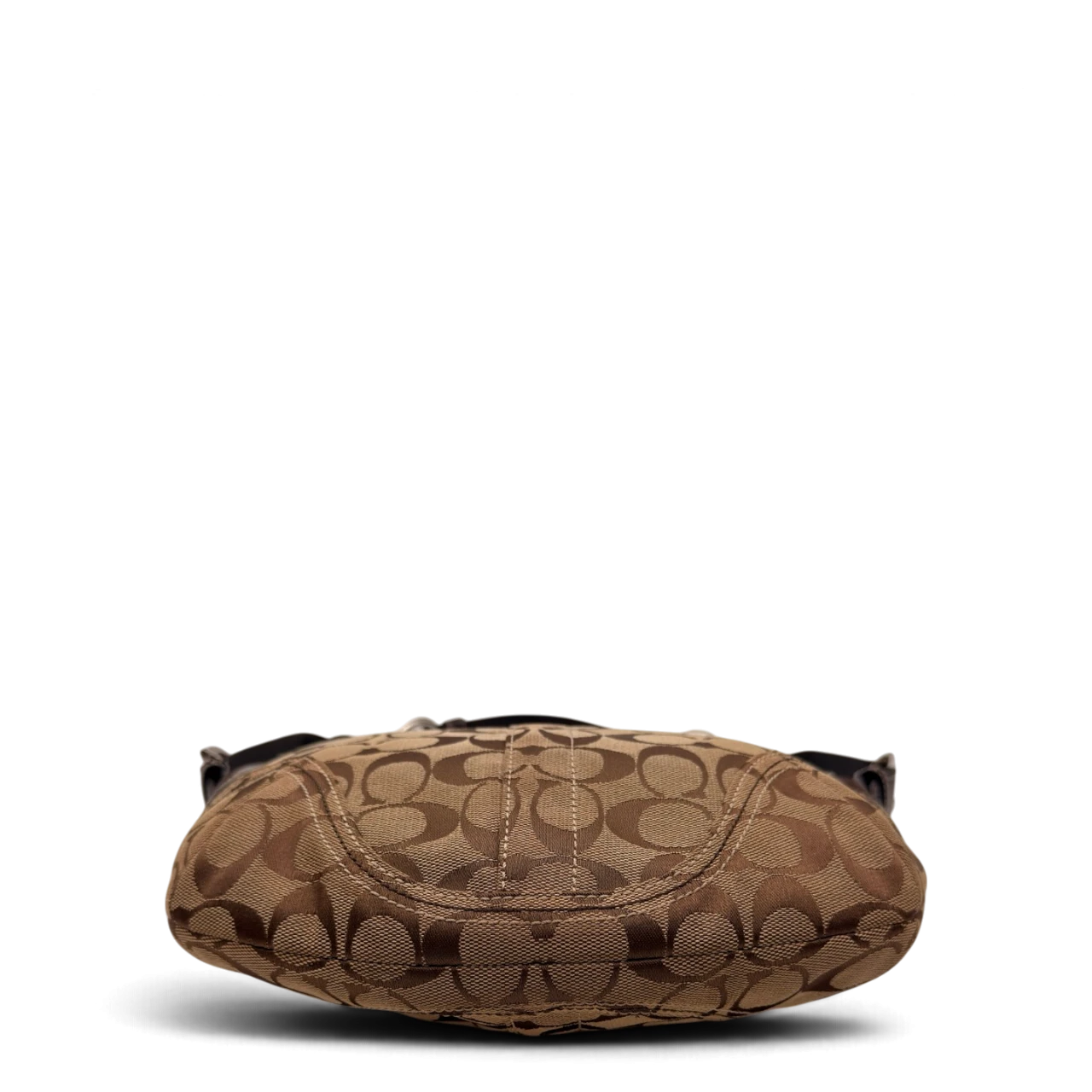 Coach Schultertasche Hobo Signature beige