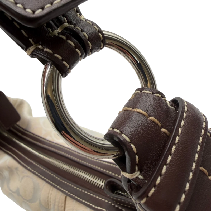 Coach Shoulder Bag Hobo Signature