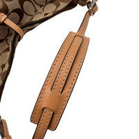Coach Schultertasche Jackie Signature beige