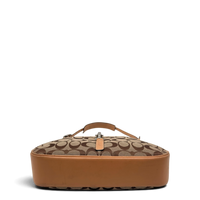 Coach Schultertasche Jackie Signature beige