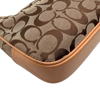 Coach Schultertasche Jackie Signature beige