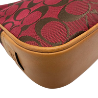 Coach Schultertasche Jackie Signature rot