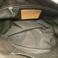 Coach Schultertasche Signature beige
