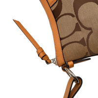 Coach Schultertasche Signature beige