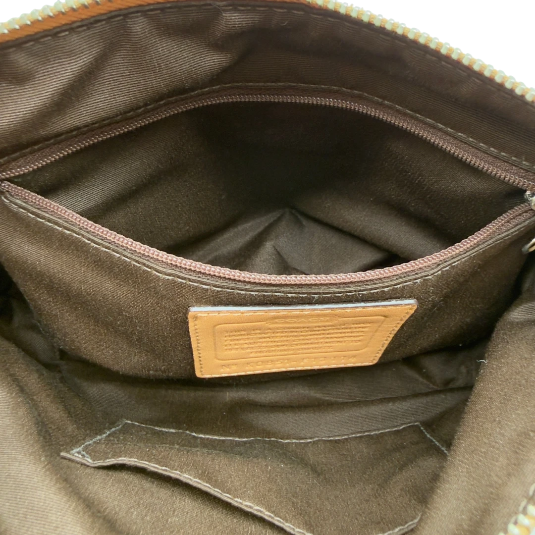 Coach Schultertasche Signature beige