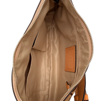 Coach Schultertasche Signature beige