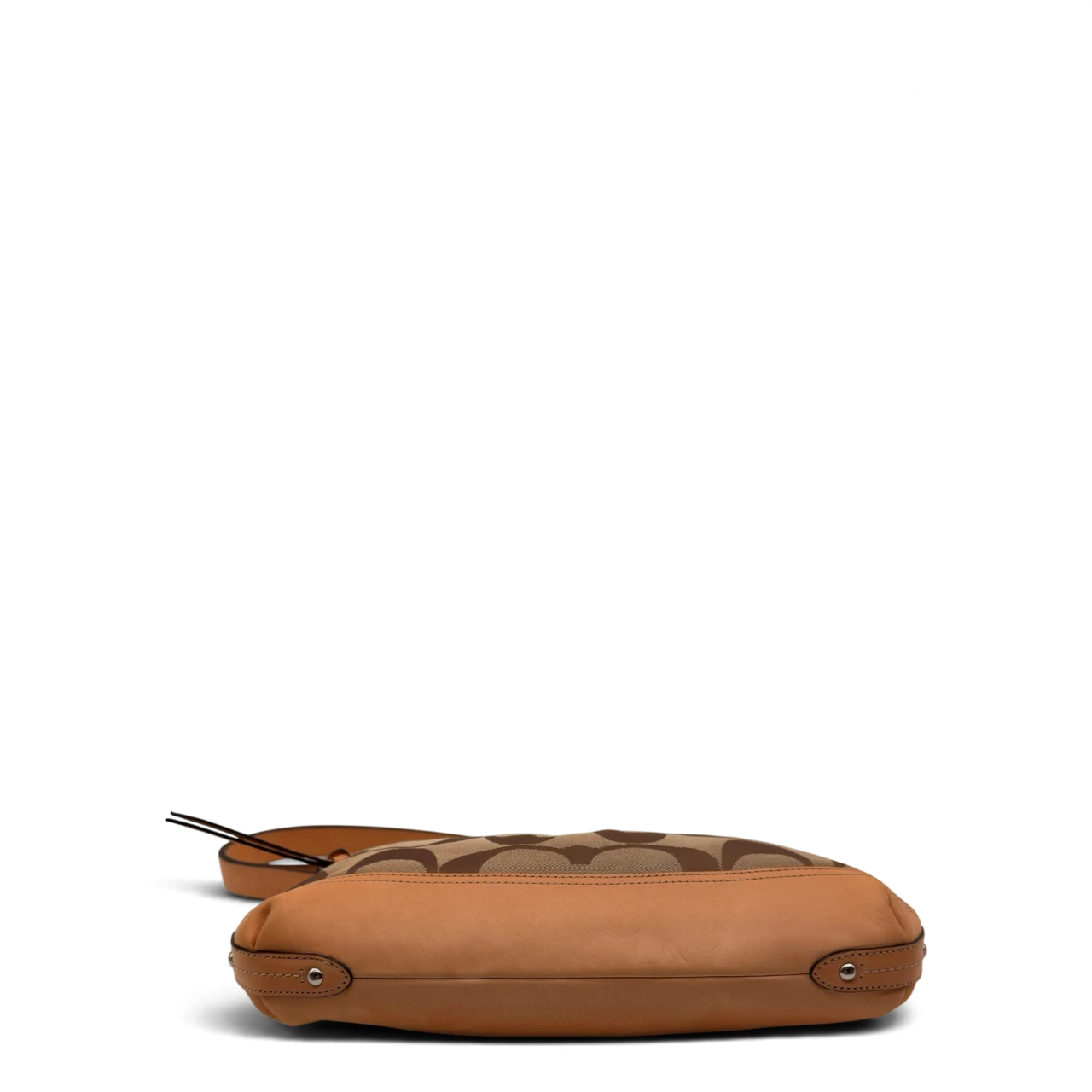 Coach Schultertasche Signature beige