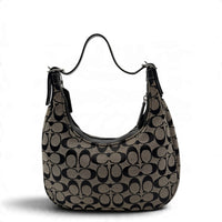 Coach Schultertasche Signature grau & schwarz – Gesamtansicht