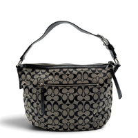 Coach Schultertasche Signature grau – Gesamtansicht