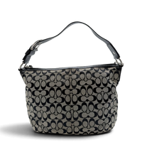 Coach Schultertasche Signature grau – Gesamtansicht