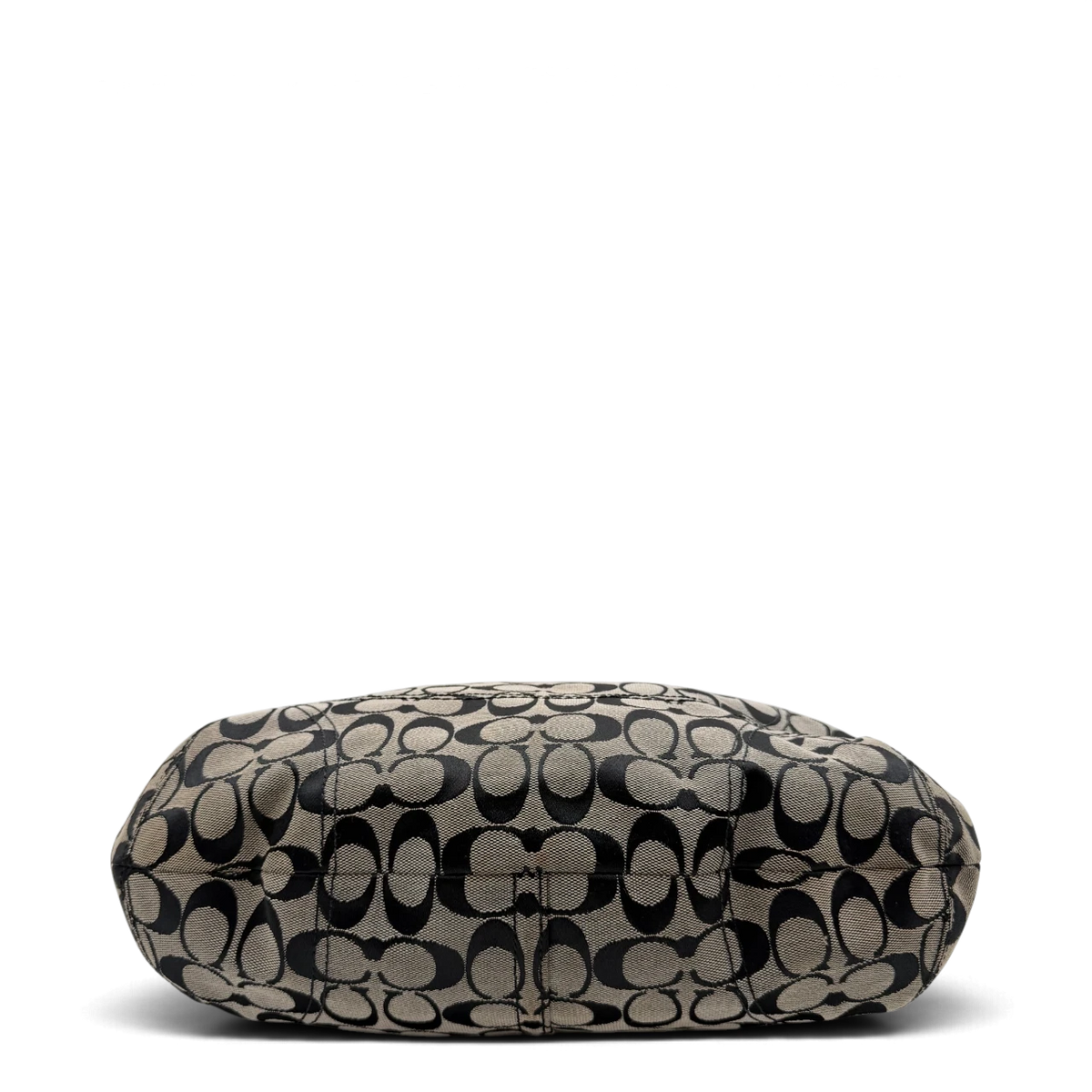 Coach Schultertasche Signature grau – Unterseite