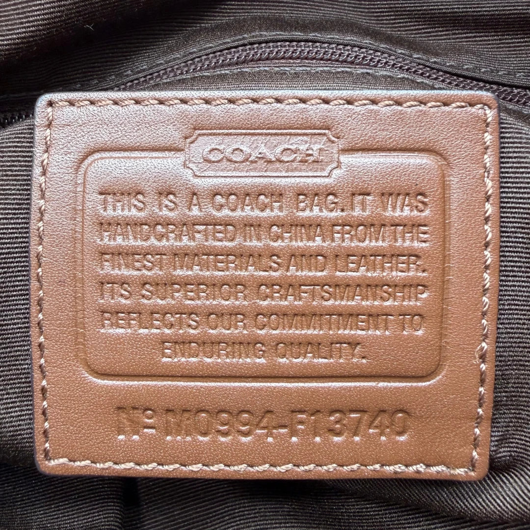 Coach Schultertasche Signature large