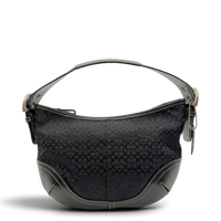 Coach Schultertasche Soho Mini Signature schwarz – Gesamtansicht