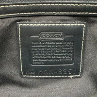 Coach Schultertasche Soho Mini Signature schwarz – Seriennummer im Detail