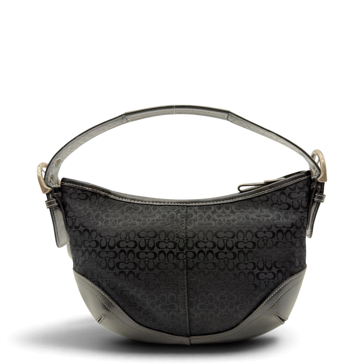 Coach Schultertasche Soho Mini Signature schwarz – Gesamtansicht