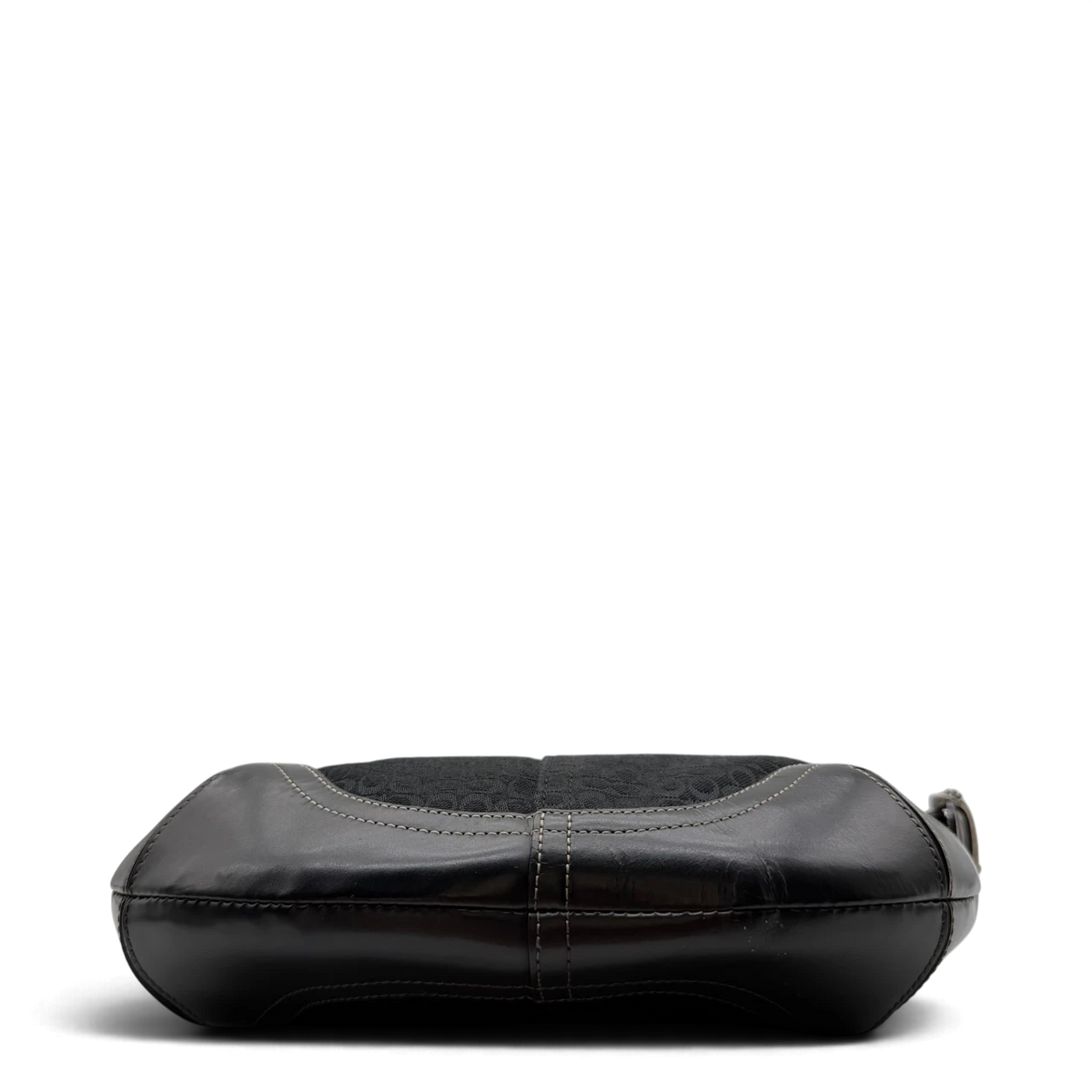 Coach Schultertasche Soho Mini Signature schwarz – Unterseite