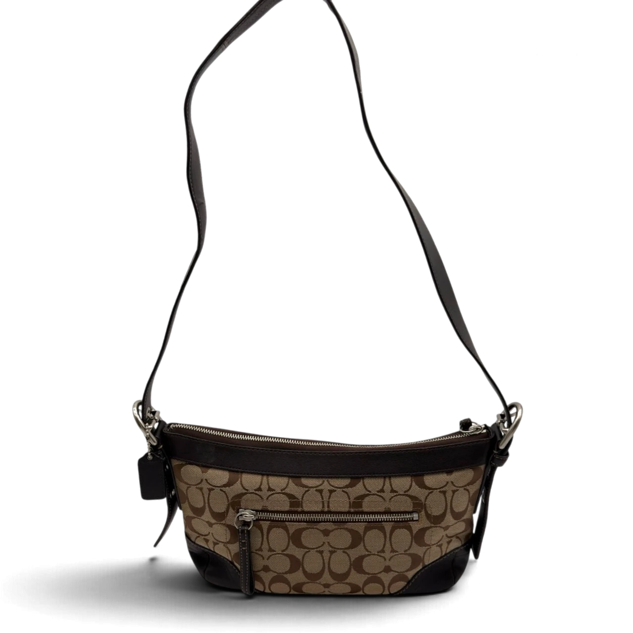 Coach Schultertasche Soho Signature beige