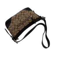 Coach Schultertasche Soho Signature beige