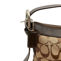 Coach Schultertasche Soho Signature beige