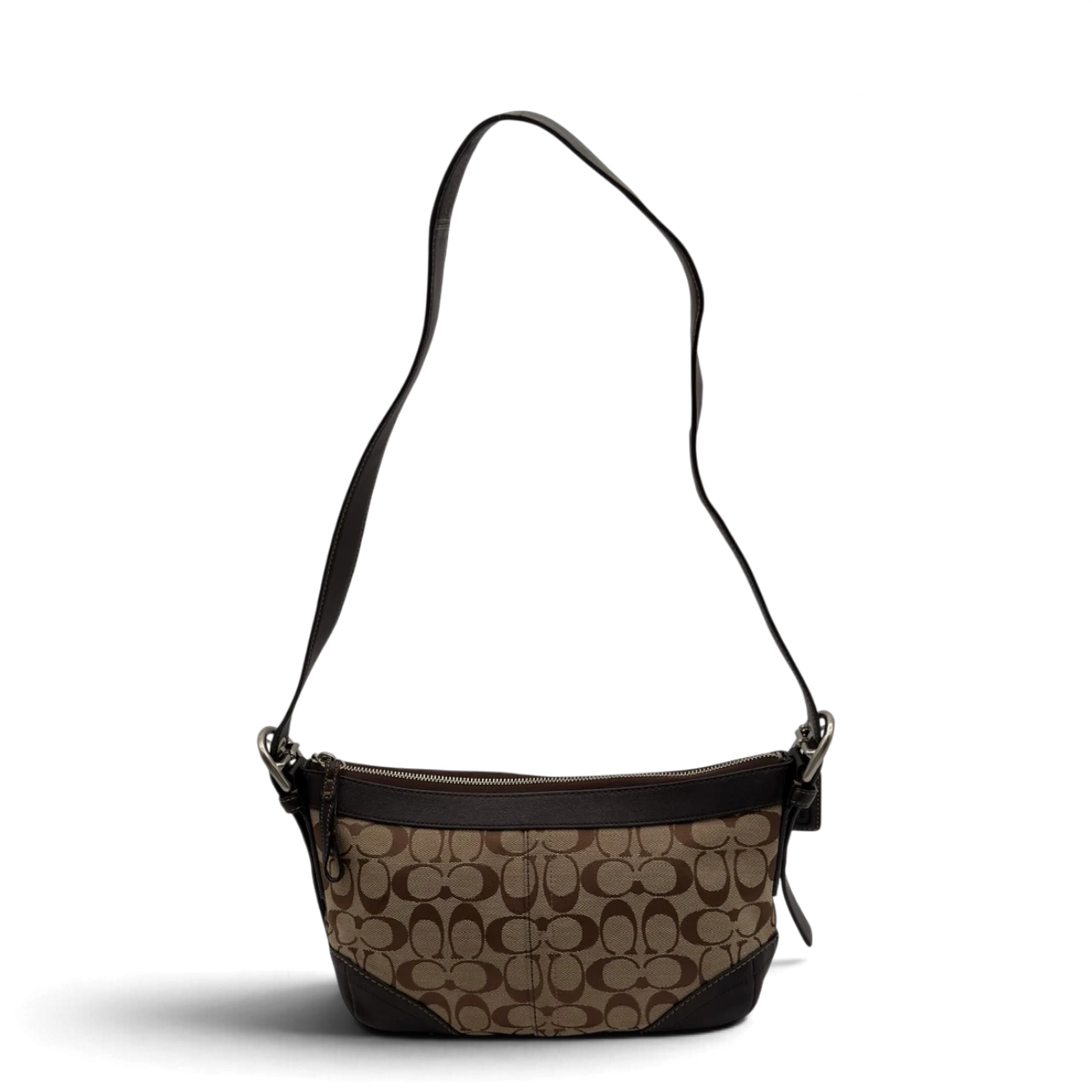 Coach Schultertasche Soho Signature beige