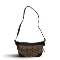 Coach Schultertasche Soho Signature beige