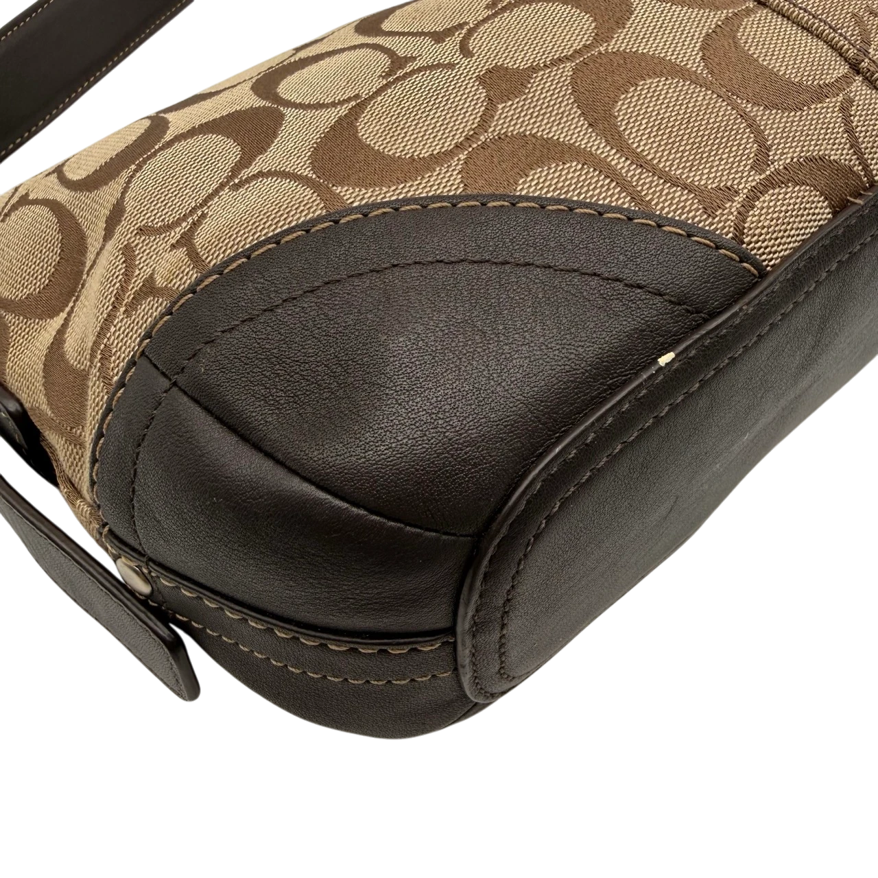 Coach Schultertasche Soho Signature beige
