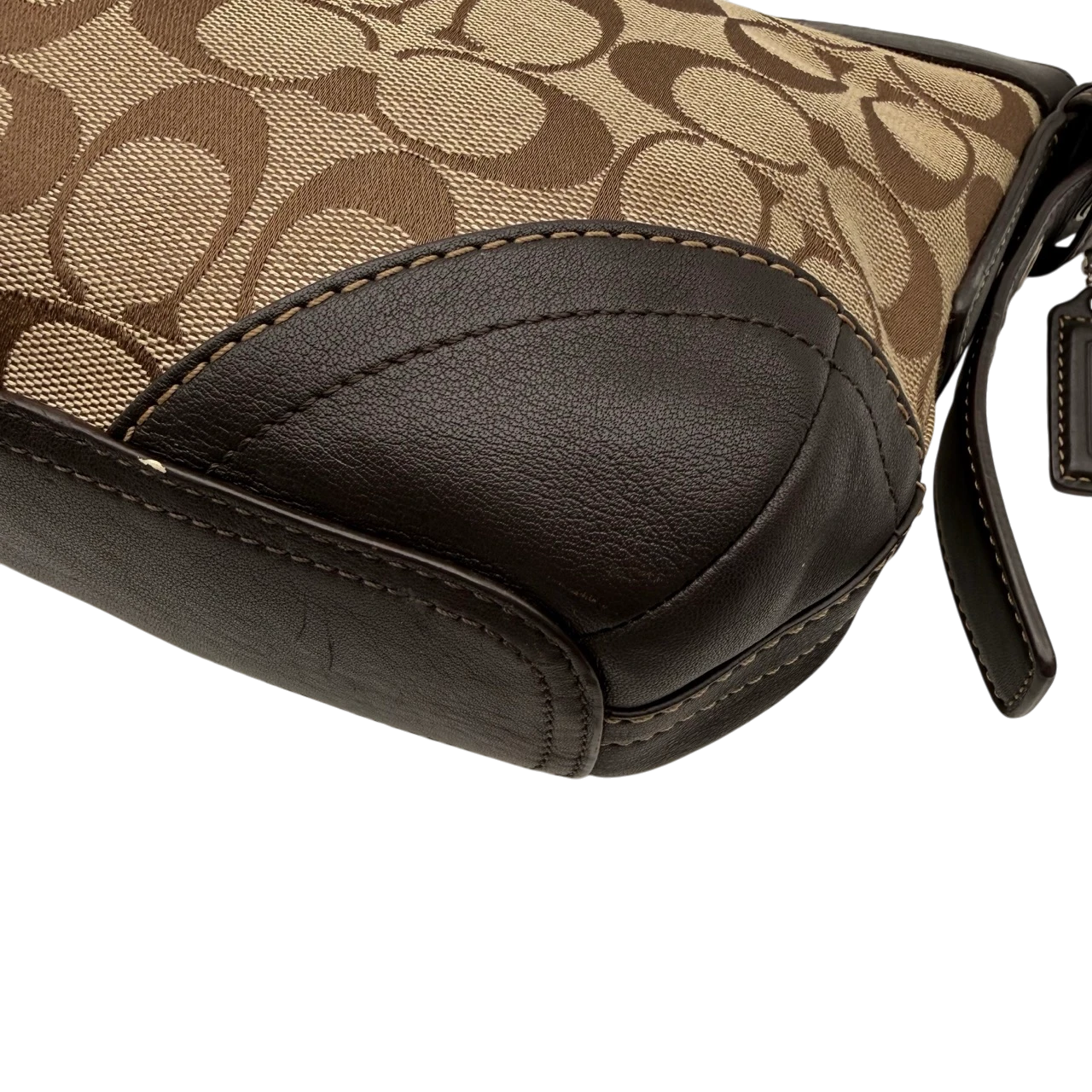 Coach Schultertasche Soho Signature beige