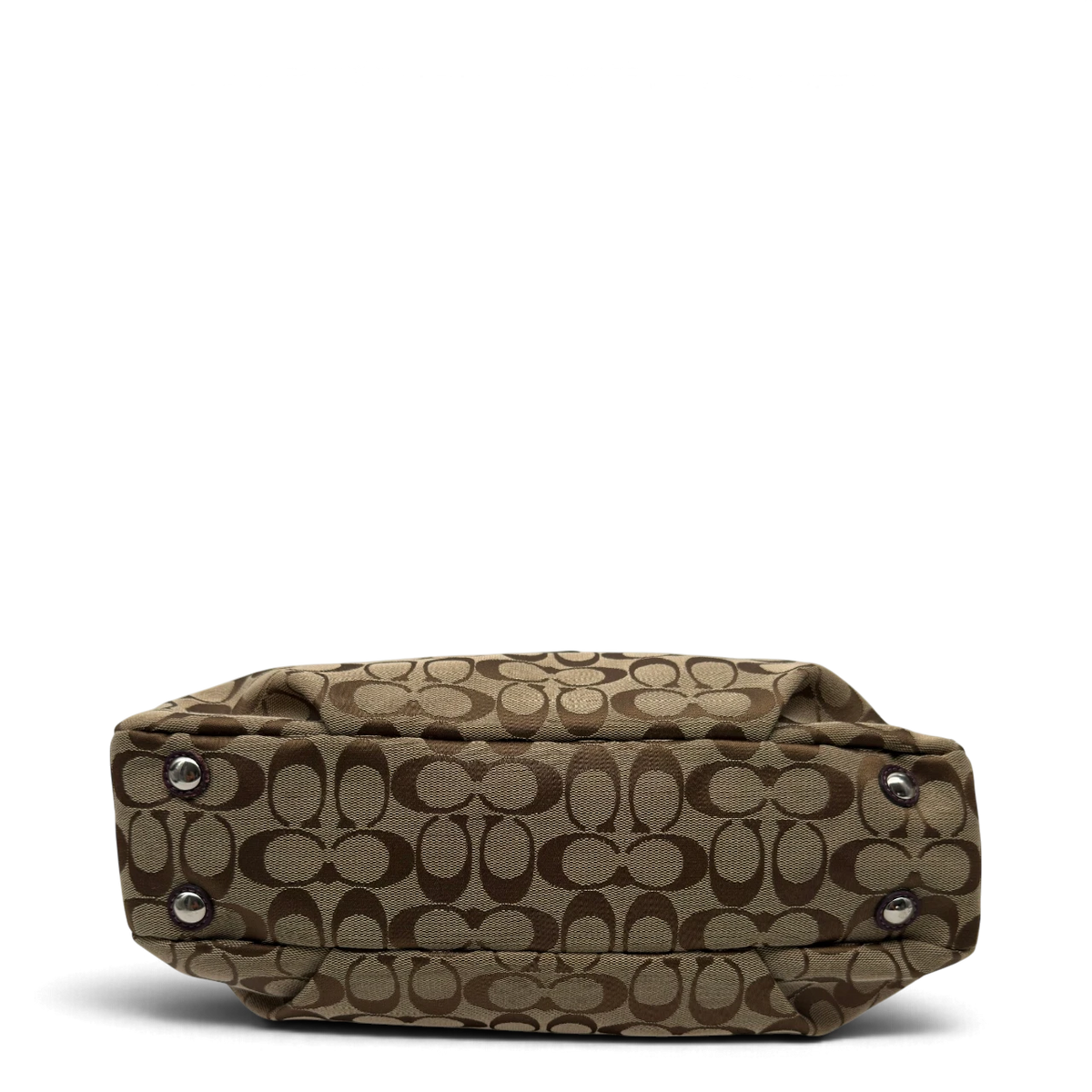 Coach Shopper Signature beige – Unterseite