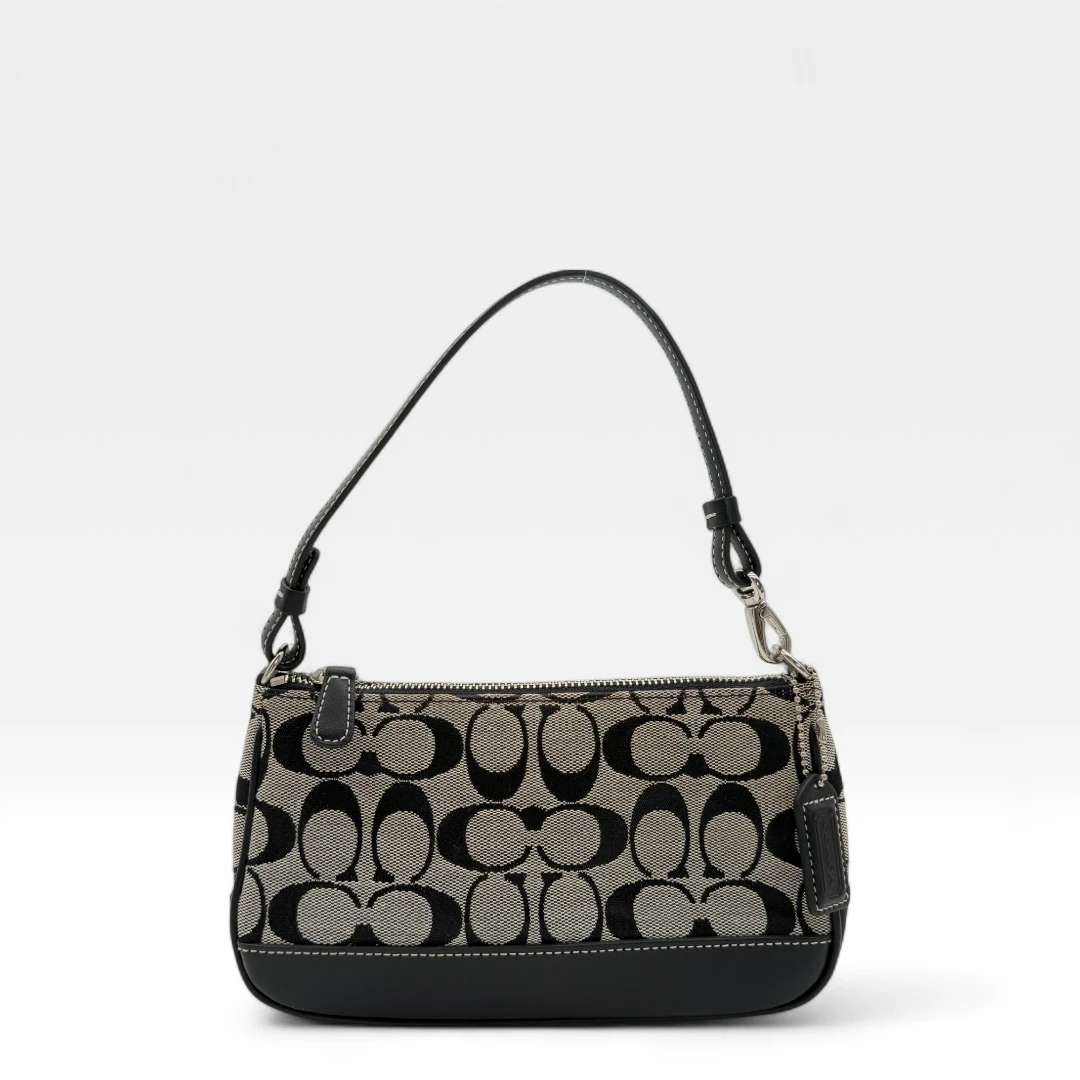 Coach Pochette beige / schwarz