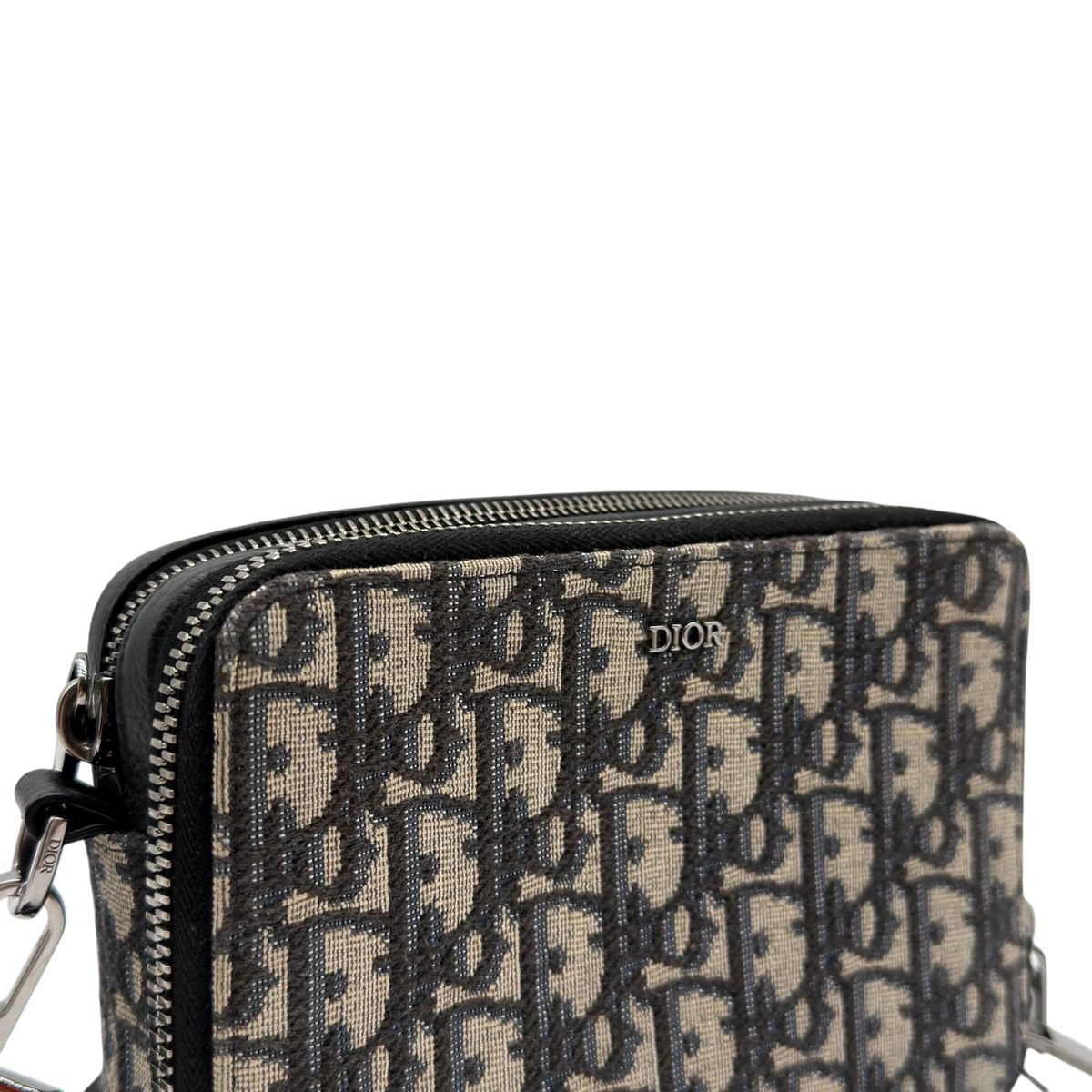 Dior Umhängetasche Crossbody Oblique monogram blau