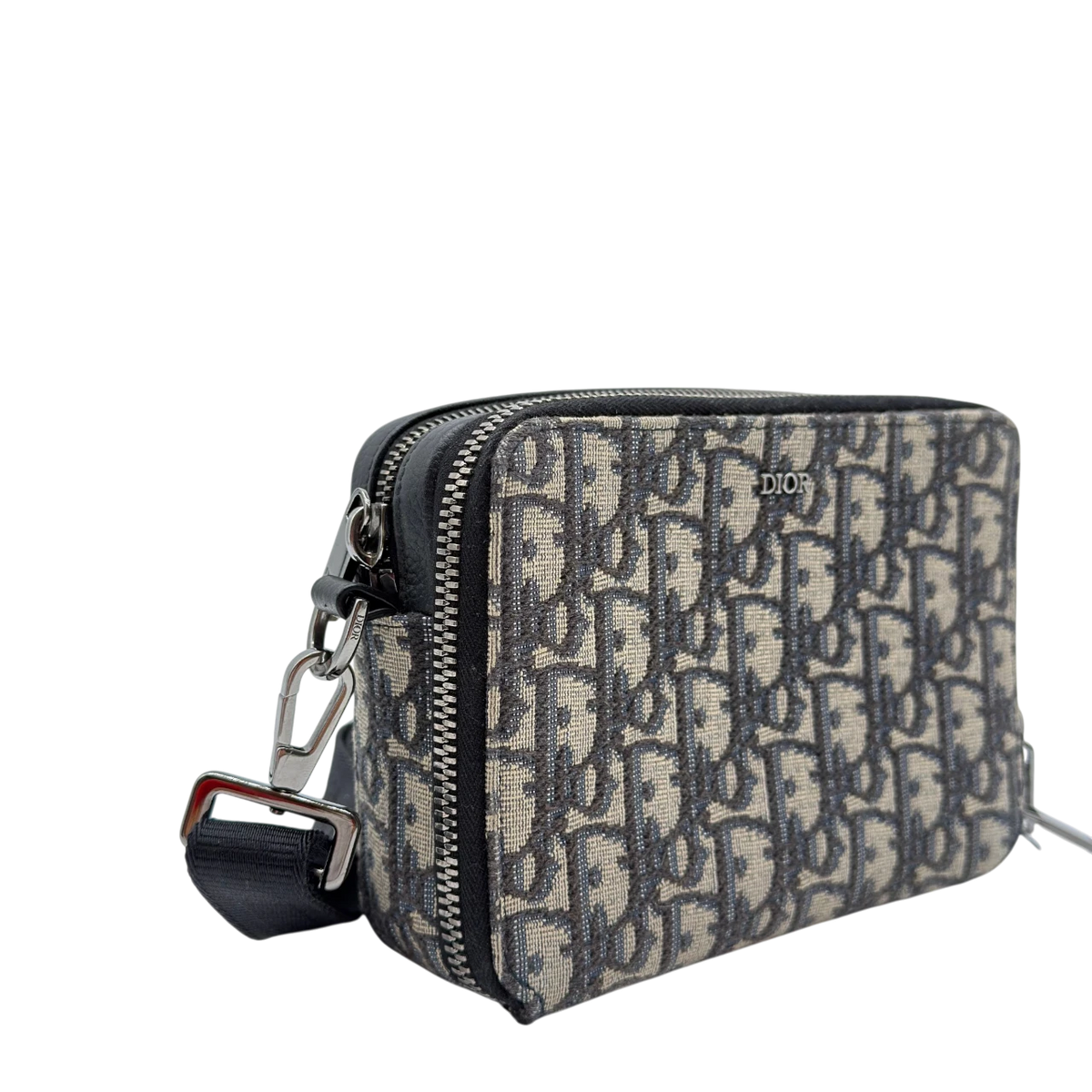 Dior Umhängetasche Crossbody Oblique monogram blau