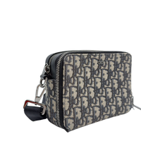Dior Umhängetasche Crossbody Oblique monogram blau