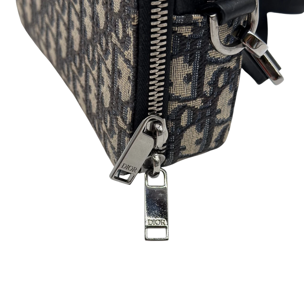 Dior Umhängetasche Crossbody Oblique monogram blau