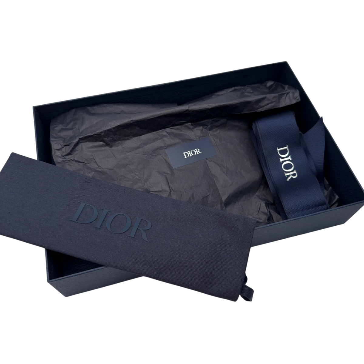 Dior Umhängetasche Crossbody Oblique monogram blau