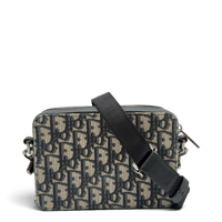 Dior Umhängetasche Crossbody Oblique monogram blau