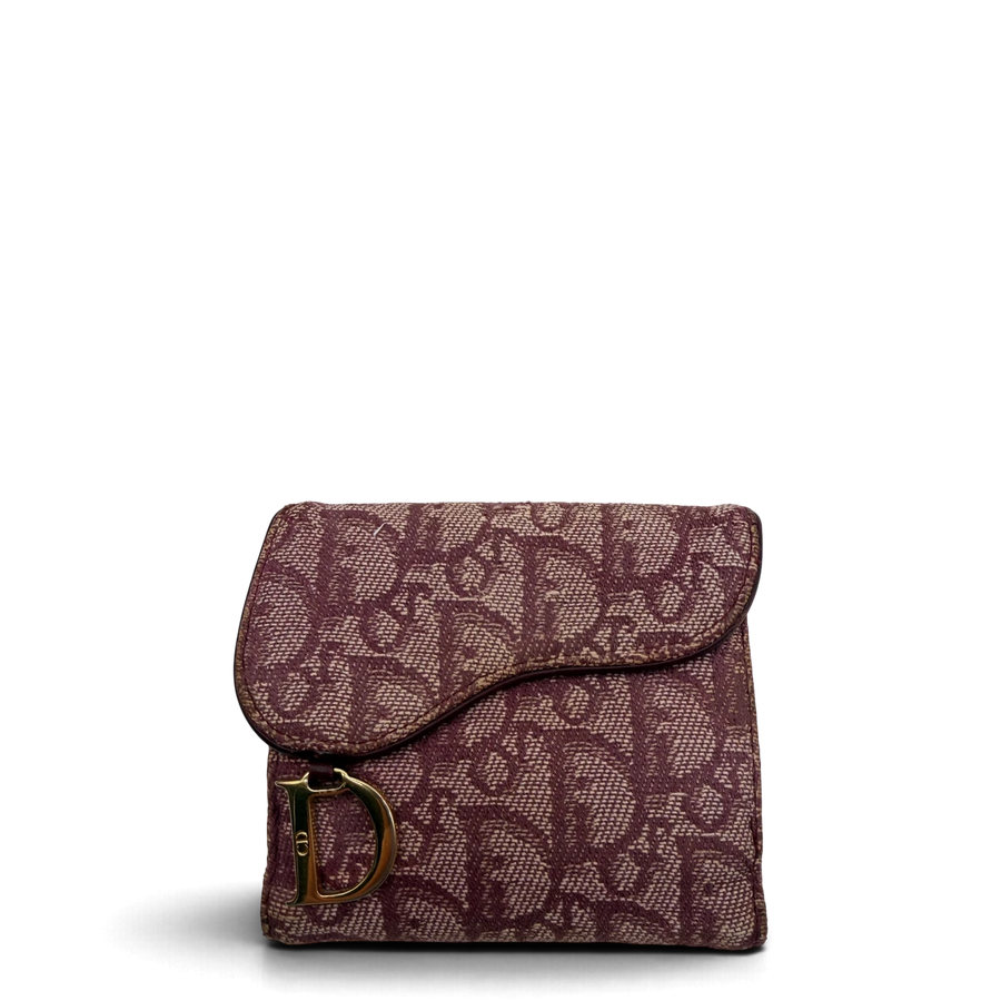 Dior Geldbeutel Saddle Oblique