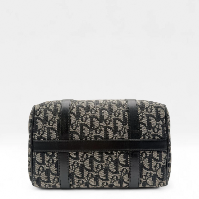 Dior Boston 25 handbag with D-strap gray