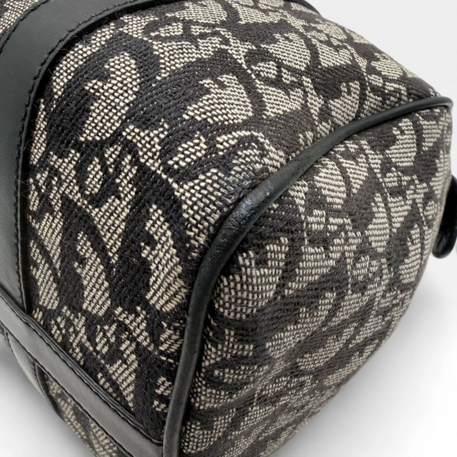 Dior Boston 25 handbag with D-strap gray