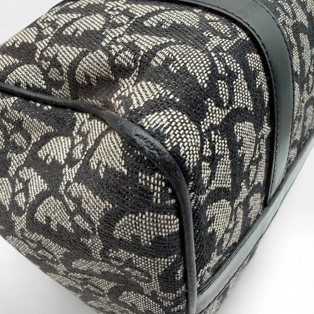 Dior Boston 25 handbag with D-strap gray