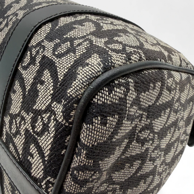 Dior Boston 25 handbag with D-strap gray