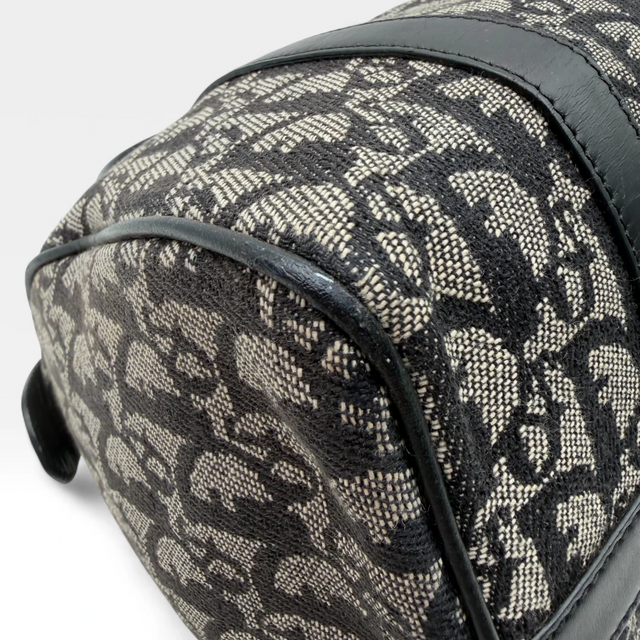 Dior Boston 25 handbag with D-strap gray