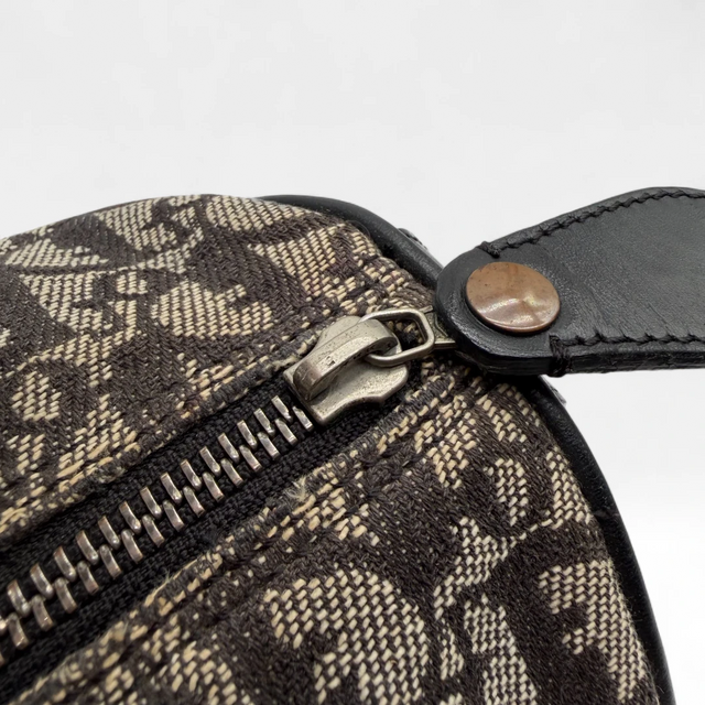 Dior Boston 25 handbag with D-strap gray