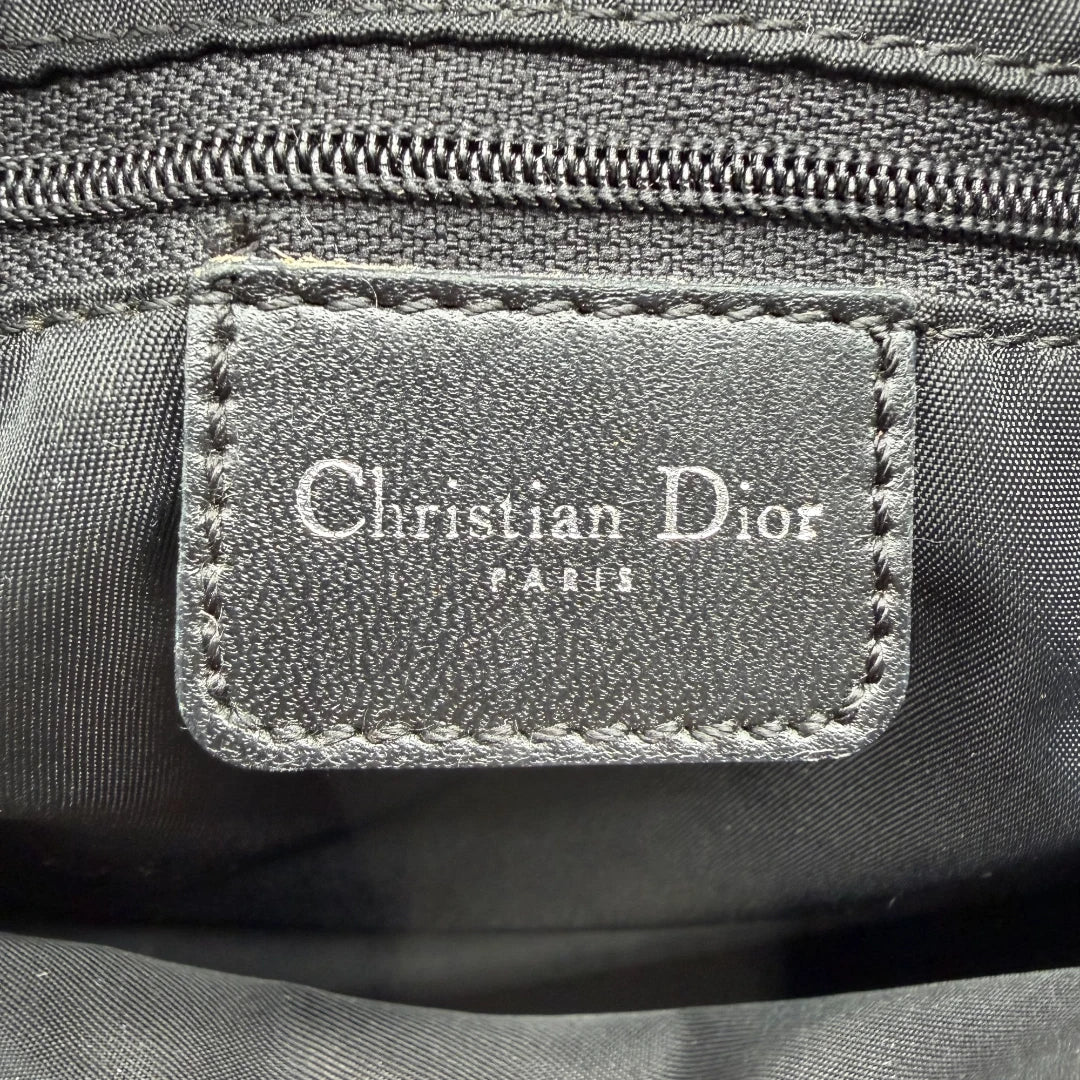 Dior Boston 25 handbag with D-strap gray