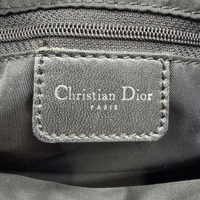 Dior Boston 25 handbag with D-strap gray