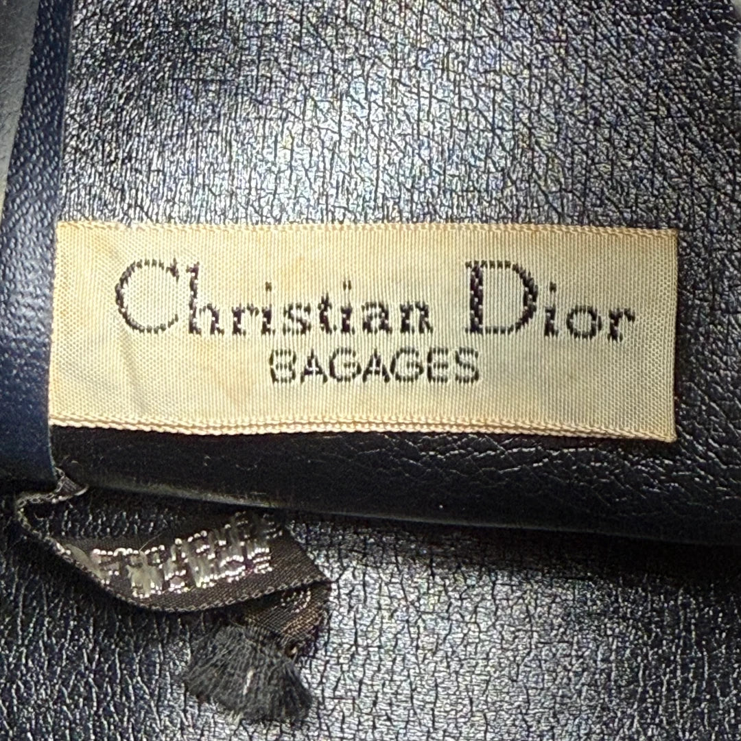 Dior handbag Boston Bag 30 monogram beige & blue